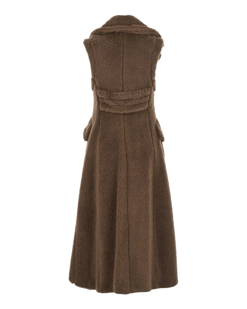 Max Mara Alpaca Blend Coat — Brown Brown
