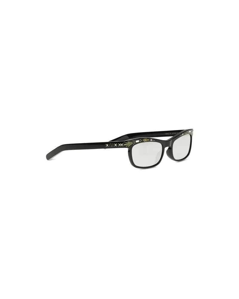 Valentino Garavani Women's Black Acetate Sunglasses Black