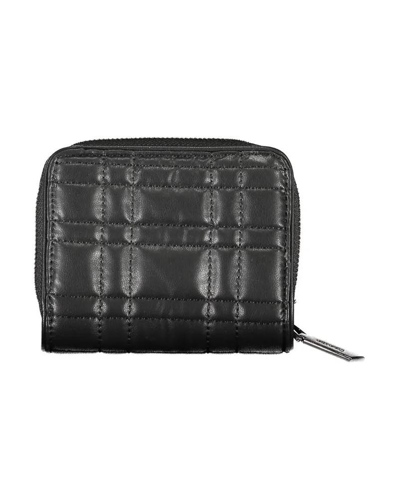 Calvin Klein Quilted Polyester Wallet — Black Black