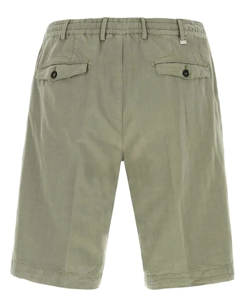 PT TORINO Men's Sage Green Lyocell Blend Bermuda Shorts Y423 Green