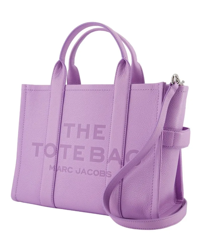 Marc Jacobs Women's The Medium Tote -  Leather Purple Cowhide Bags Totes-Shopping-Bags Purple