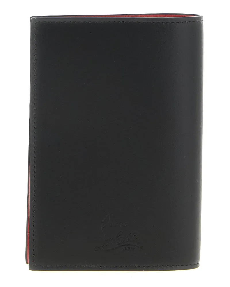Christian Louboutin Men's Black Calfskin Wallet Black