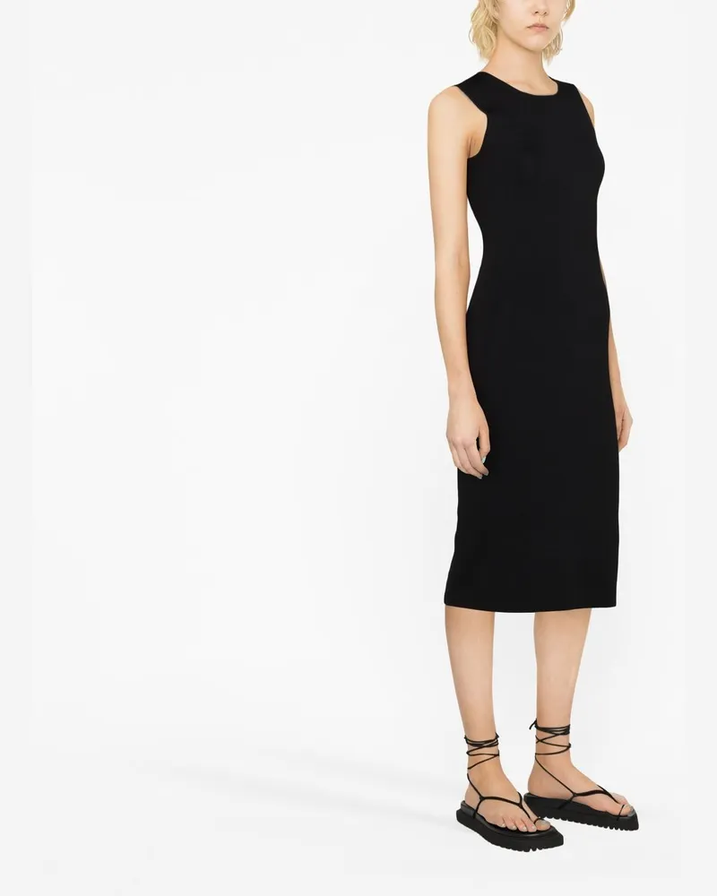 P.A.R.O.S.H. Knitted Midi Dress — Black Black