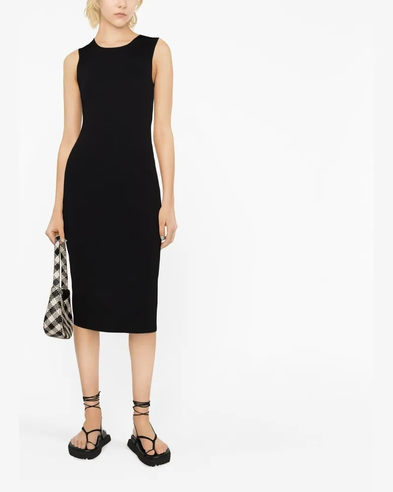 P.A.R.O.S.H. Knitted Midi Dress — Black Black