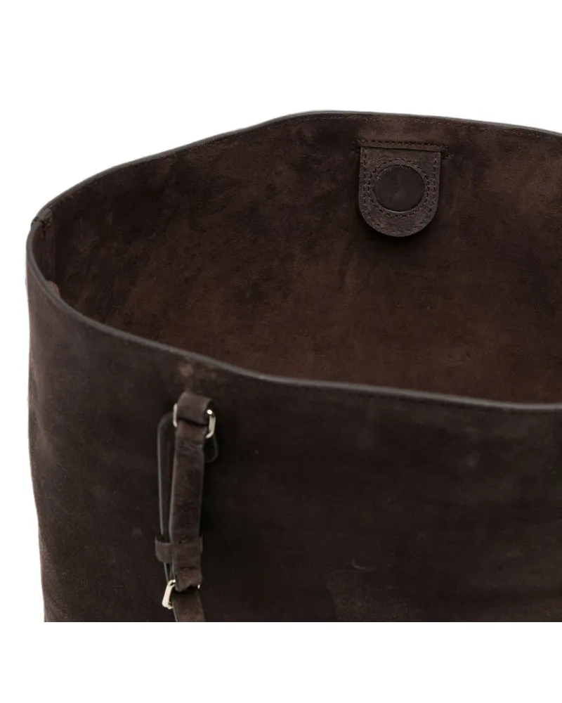 Valentino Garavani Rockstud Tote Bag — Brown Brown