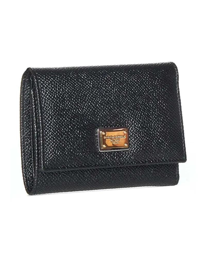 Dolce & Gabbana Dauphine Wallet — Black Black