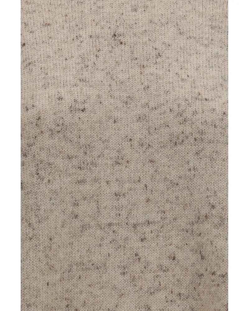 Fabiana Filippi Women's Sweater Bouclé With Lurex Beige Merino Wool (ovis Aries Beige