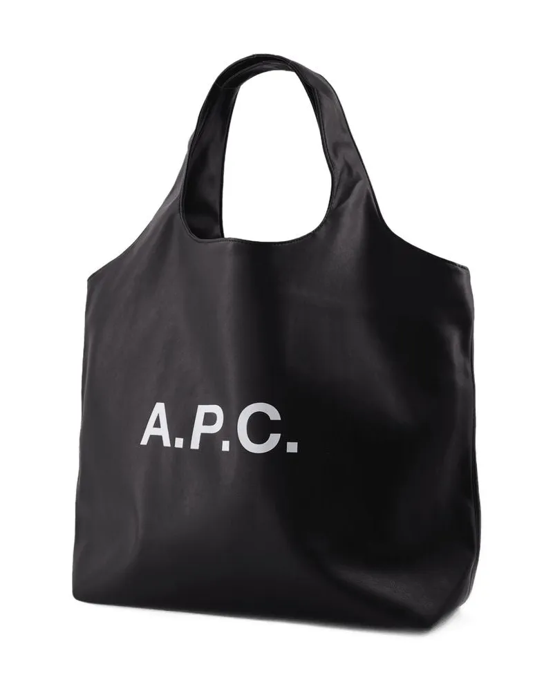 A.P.C. Women's Tote Ninon Synthetic Leather Black Totes-shopping-bags Black