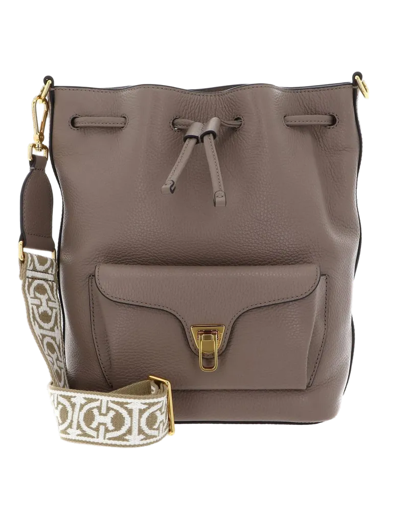 Coccinelle Leather Bucket Bag Warm