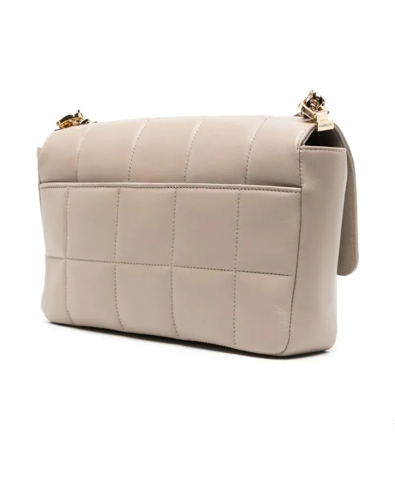 Dsquared2 Women's D2 Statement Soft Shoulder Bag Aw23 W Taupe