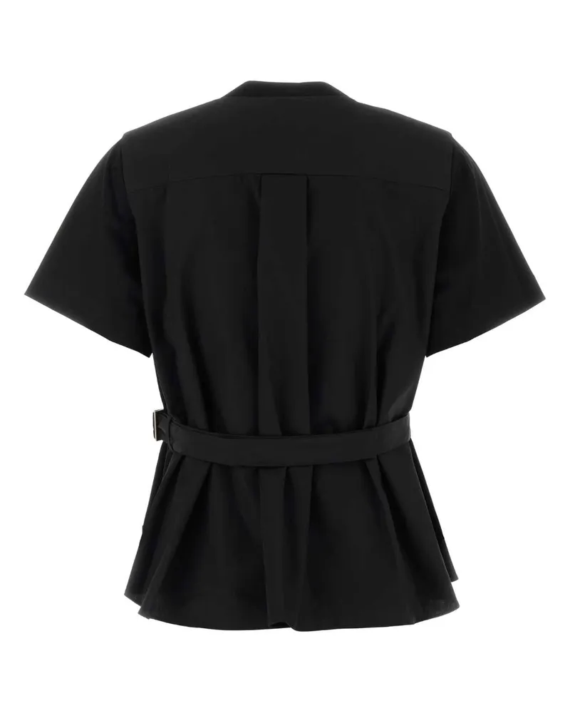 Sacai Cotton T-Shirt — Black Black