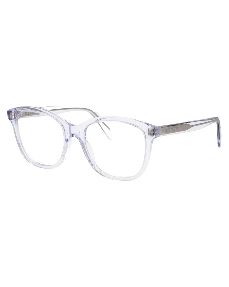Alexander McQueen Women's Sunglasses Am0487o Crystal Acetate Crystal-Crystal-Transparent Glasses & Frames Crystal/crystal/transparent Crystal