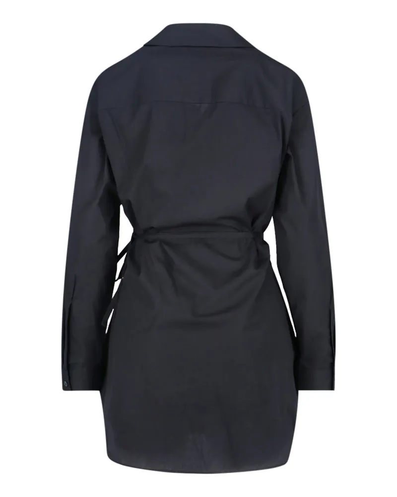 Diesel Women's Dresses Black Cotton Navy