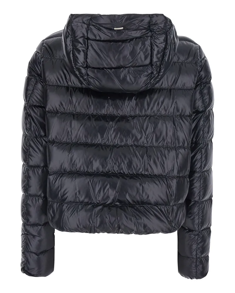 Herno Women's Short Down Jacket Black Puffer Black