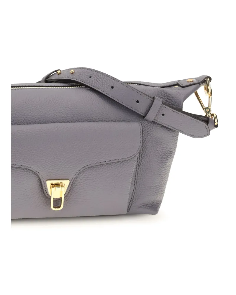 Coccinelle Women's Shoulder Bag Beat Generation Calf Leather Stove Gray
