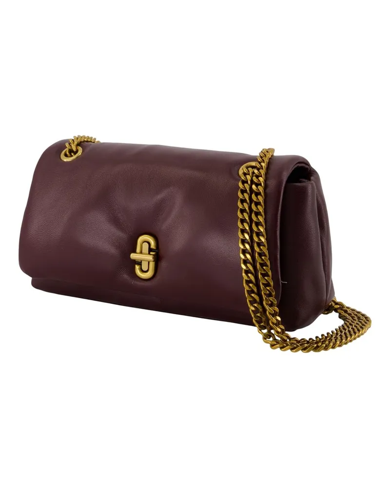 Marc Jacobs Women's The Chain Mini Shoulder Bag -  Leather Burgundy Lambskin Crossbodies Burgundy