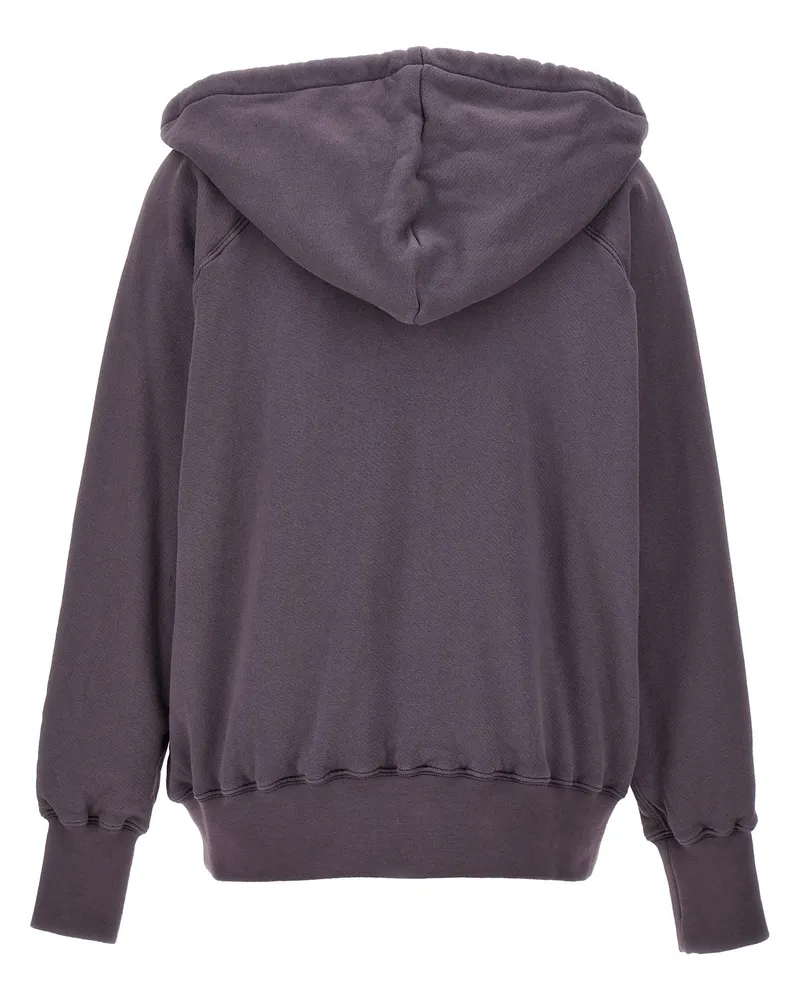 Maison Margiela Women's Purple Cotton Hoodie Clothing Purple