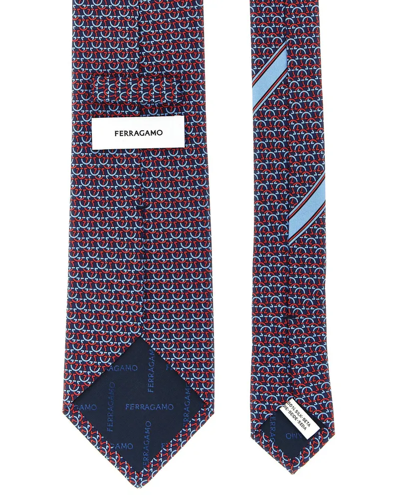 Ferragamo Necktie — Navy Navy