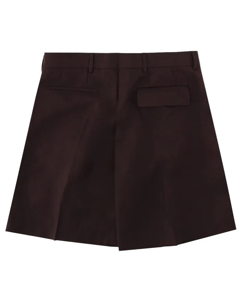 Paul Smith Linen Bermudas — Brown Brown