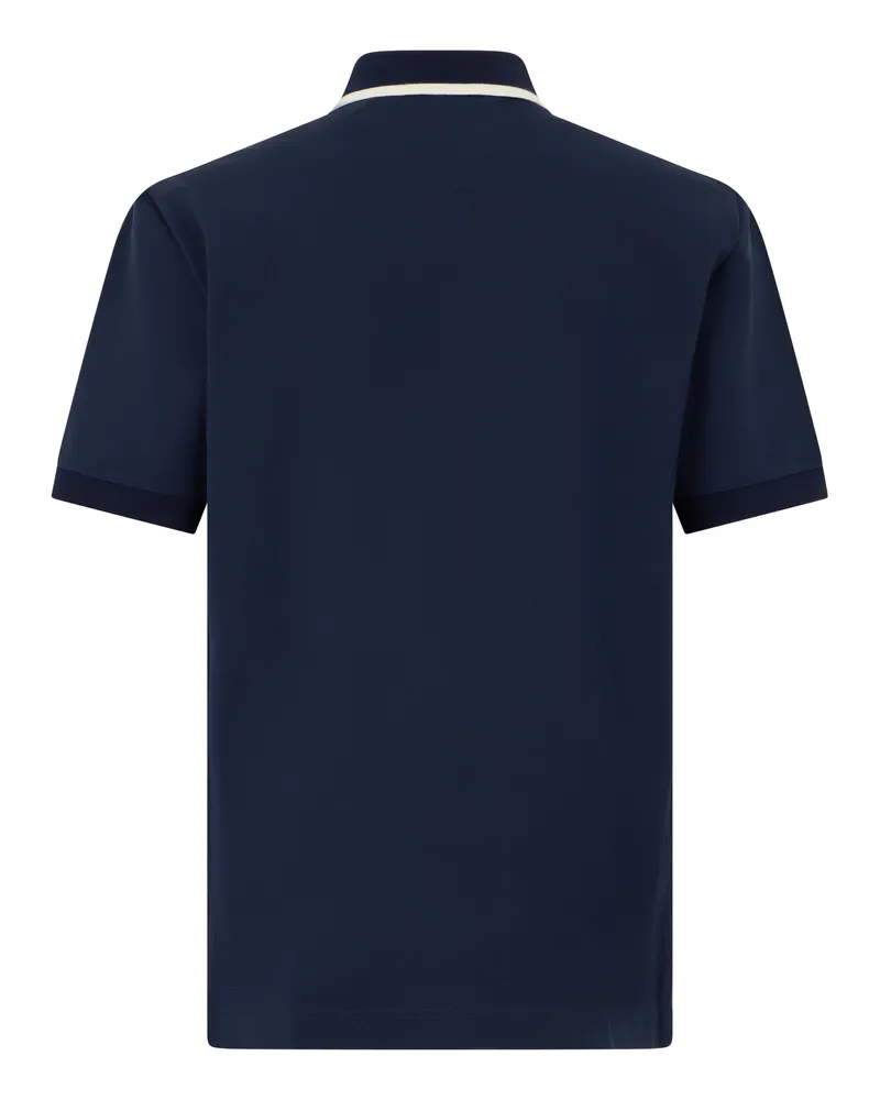 Dolce & Gabbana Embroidered Logo Polo — Navy Navy