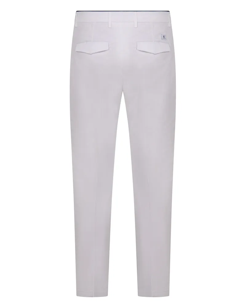 Department 5 Men's Slim-Fit Chino Trousers White Cotton Chinos White