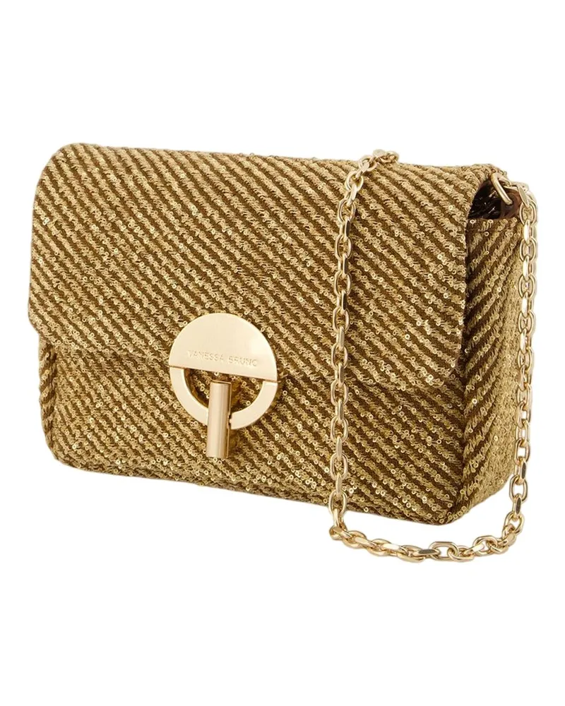 Vanessa Bruno Fabric Crossbody Bag — Beige Beige
