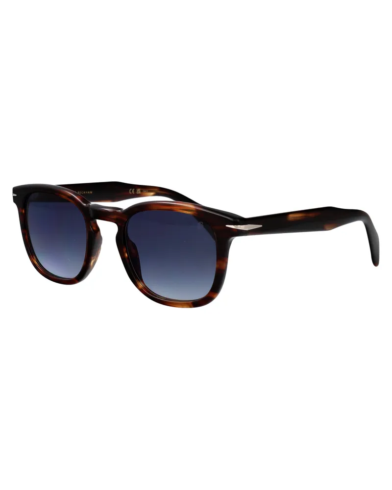 EYEWEAR by DAVID BECKHAM Men's Sunglasses Db 1221-S Brown Horn Acetate Brown