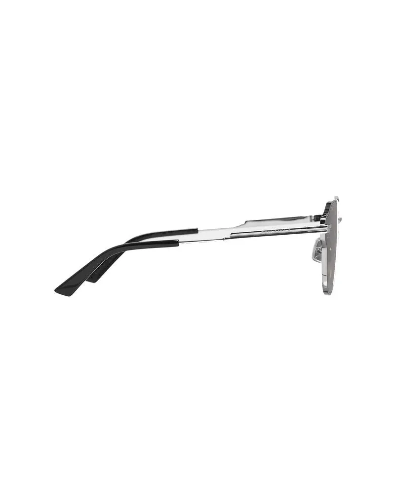 Bottega Veneta Women's Silver Metal Sunglasses Silver