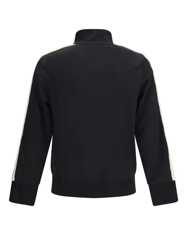 Palm Angels Men Sweatshirt Classic Logo Black-Off White Polyester Sweatshirts Black/off Sweater Black