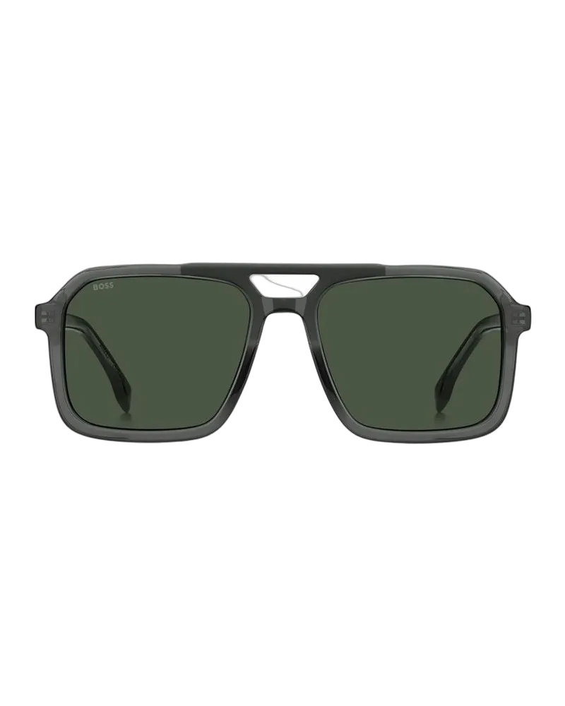HUGO BOSS Men's Sunglasses Green Acetate Green