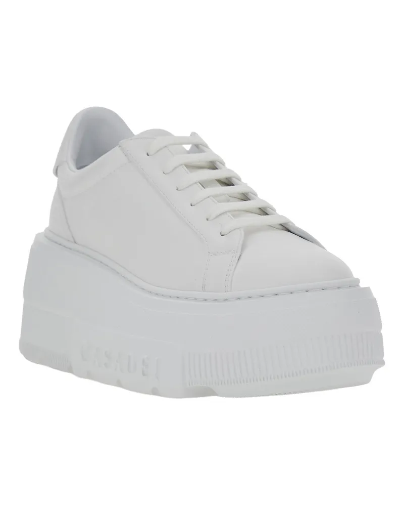 Casadei Women's Sneakers Nexus White Leather And Tech Fabric Trainers White