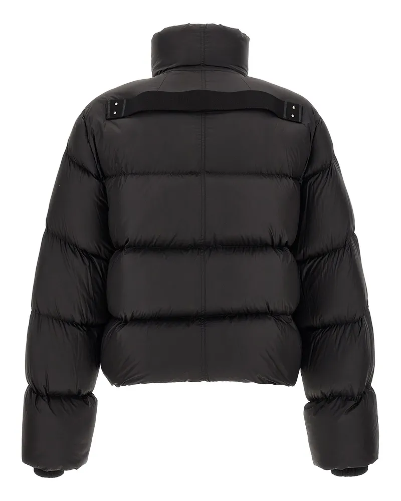 Rick Owens Men's Black Nylon Full-Length Jacket Clothing Black