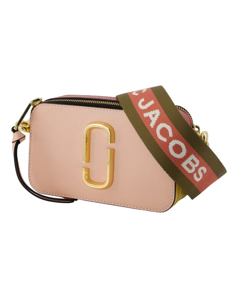 Marc Jacobs Women's The Snapshot Crossbody -  Leather Pink Cowhide Bags Crossbodies Pink