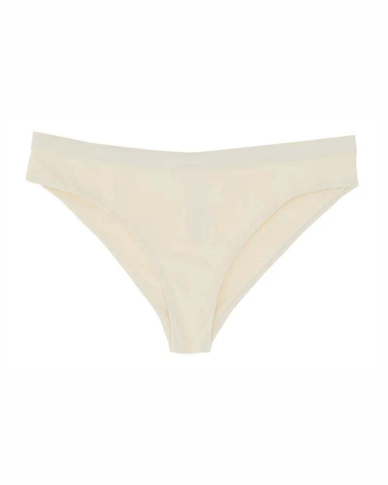 Jil Sander Nylon-Elastane Swim Briefs — Ivory Ivory