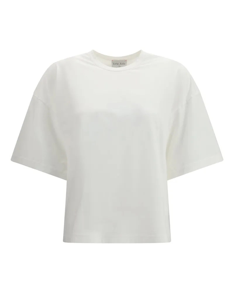 forte_forte Women's T-Shirt Oversized Cotton White T-Shirts & Jerseys White