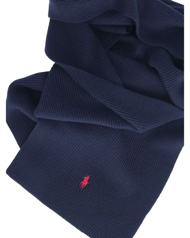 Ralph Lauren Men's Scarfs Blue Wool Navy