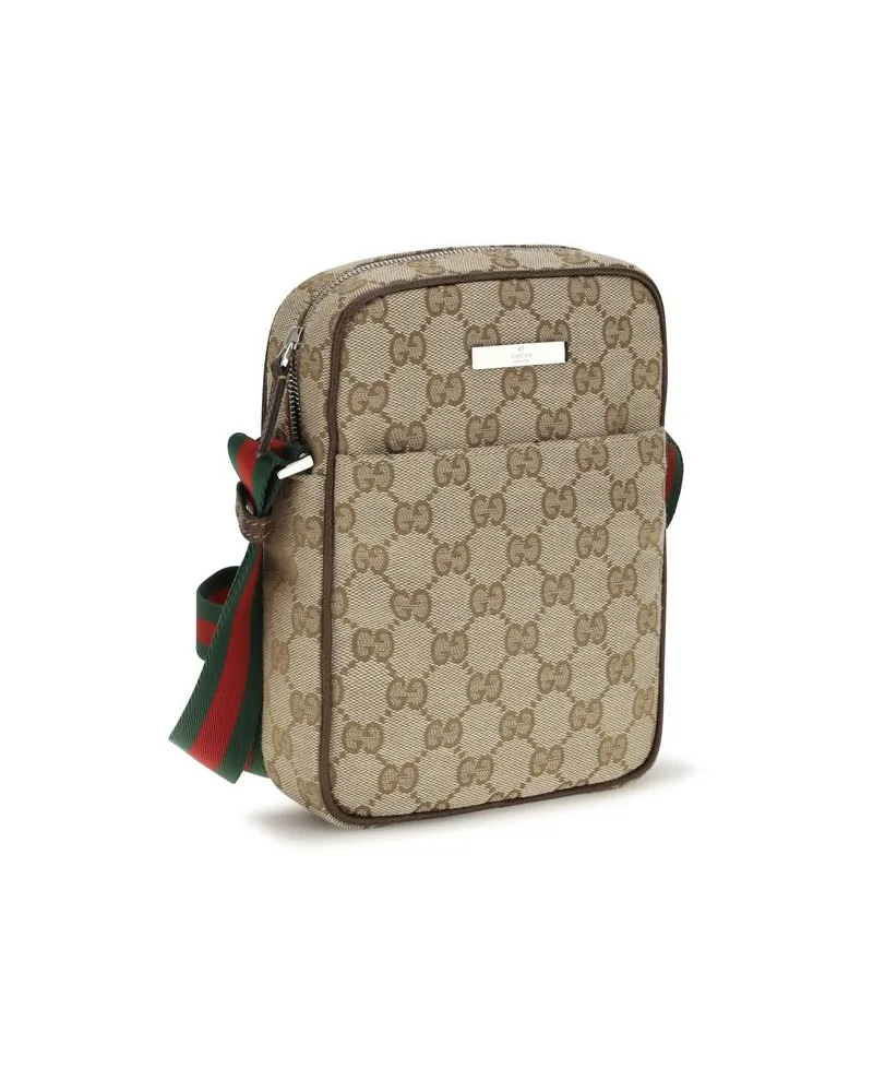 Gucci Tag Shoulder Bag — Beige Beige