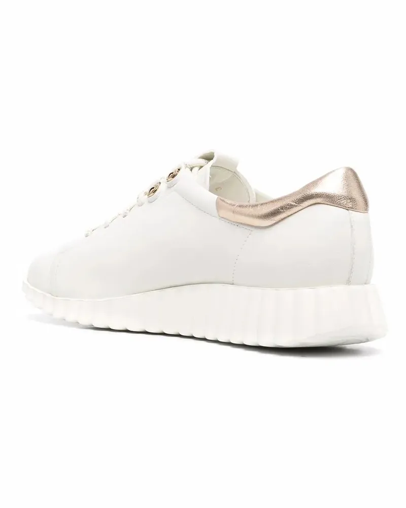 Ferragamo Women's Gancini Low-Top Sneakers White 030186745911 White