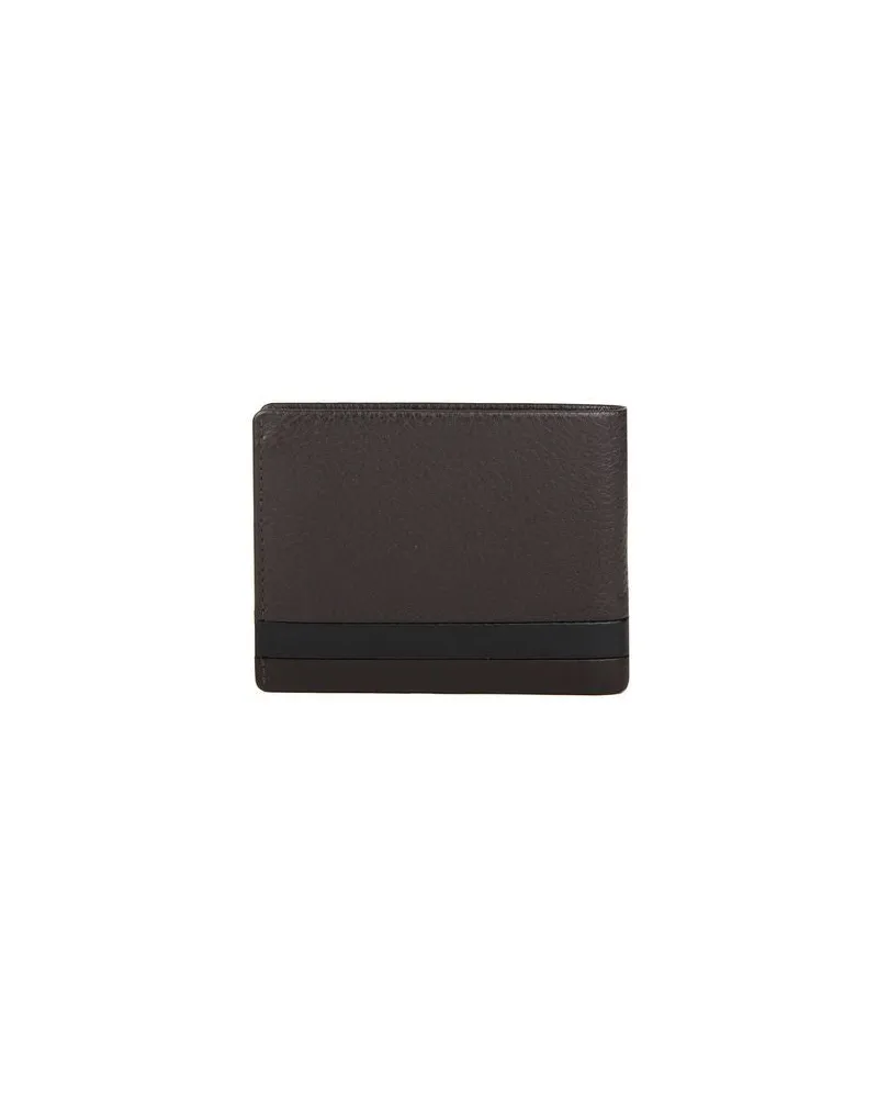 MOMO DESIGN Men's Wallet Coffee-Black Polyurethane Bags - Coffee/black Coffee