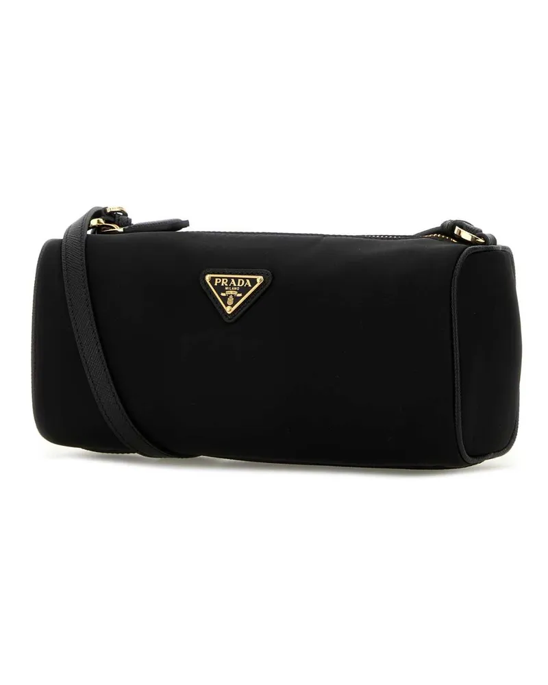 Prada Women's Black Nylon Beauty Case Nero Poliammidericiclata-Vitello Accessory Black