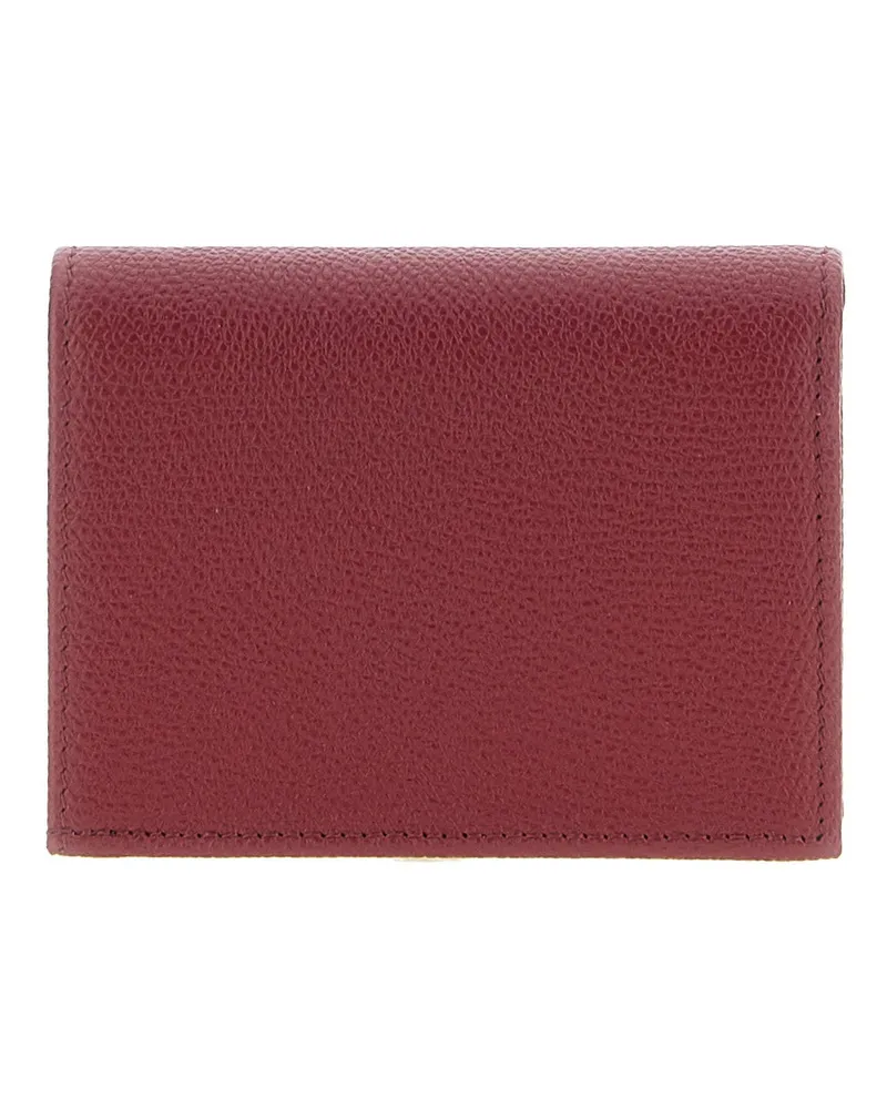 Valentino Garavani Vlogo Wallet — Burgundy Burgundy