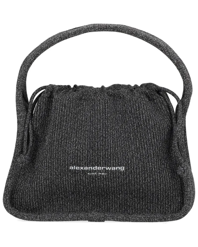 Alexander Wang Women's Small Ryan Bag Black Polyester Handbags Hand Black