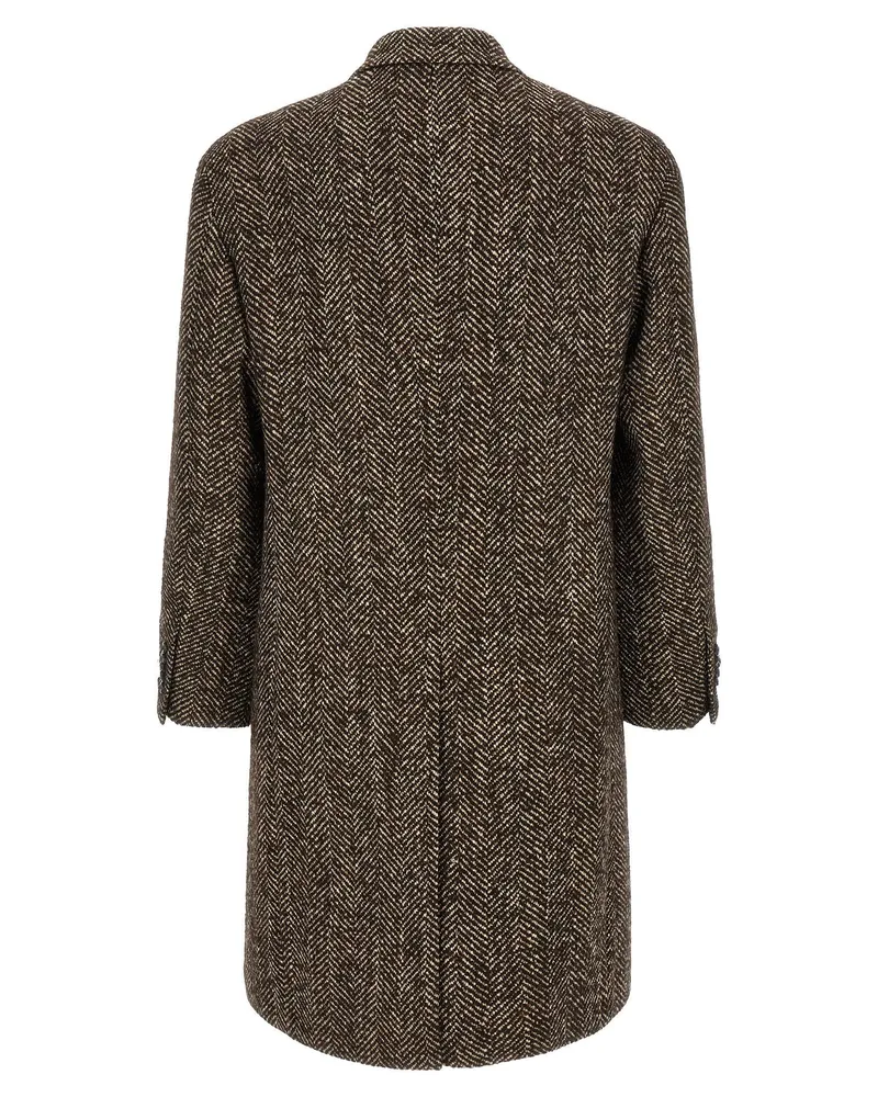 Tagliatore Londra Coat — Brown Brown