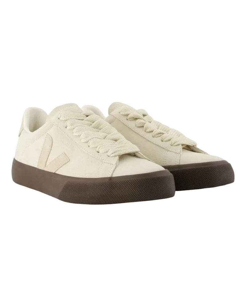 VEJA Women's Campo Bold Sneaker Beige Calfskin Beige