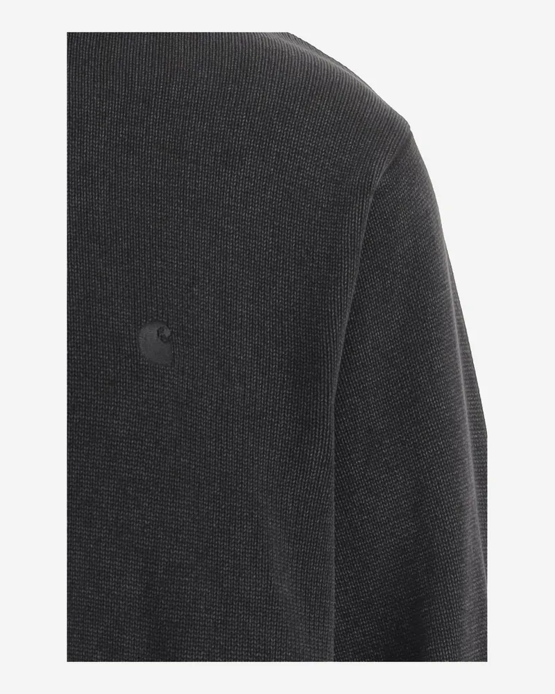 Carhartt WIP Men's Cotton Sweatshirt Black Sweatshirts Sweater Black