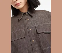 Women's Contrast-Lining Shirt Aw25 W