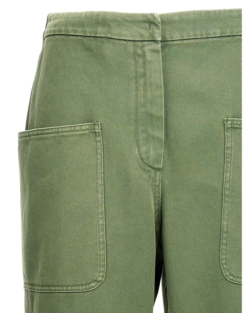 Max Mara Facella Cargo Pants — Green Green