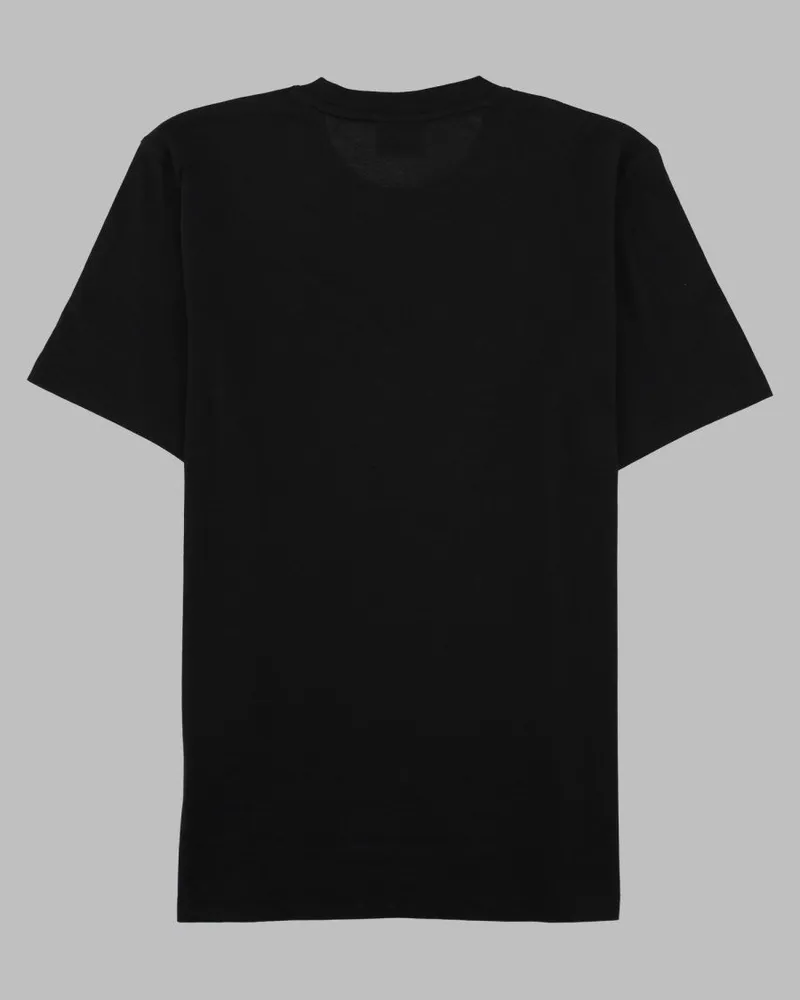 HUGO BOSS Logo-Print T-Shirt — Black Black