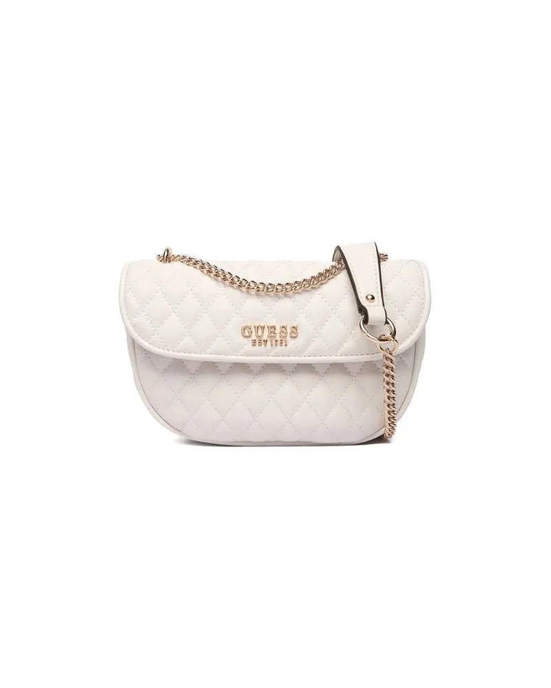 Guess Women's Crossbody Bag Off White Polyurethane - Crossbody-Bags White
