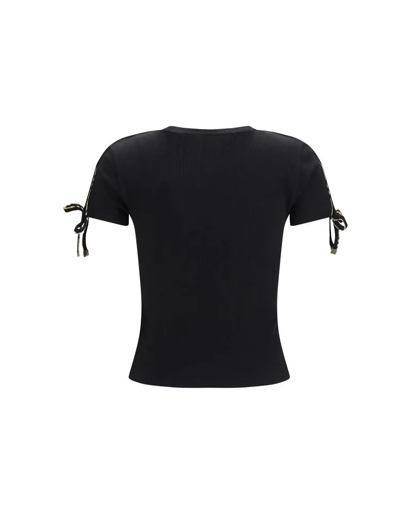 Burberry Women's Black Cotton T-Shirt Black